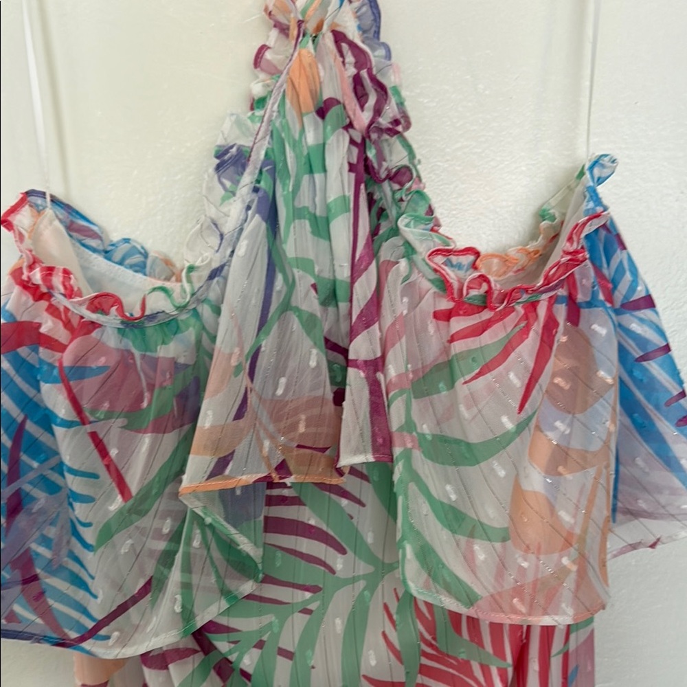 Ramy Brook Jules Printed Tropical Tank Top,  Sz  Small - Picture 9 of 10